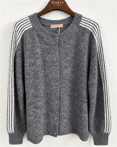 Pre Sale // Marta du Chateau - MDCVellie Cardigan - Grigio
